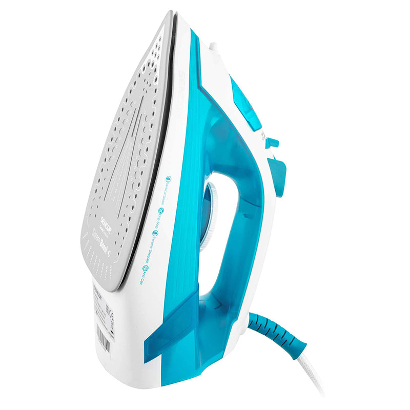 Fier de călcat cu abur Sencor S-SSI2800BL cu putere 2000 W și talpă ceramică