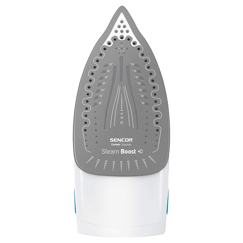 Fier de călcat cu abur Sencor S-SSI2800BL cu putere 2000 W și talpă ceramică