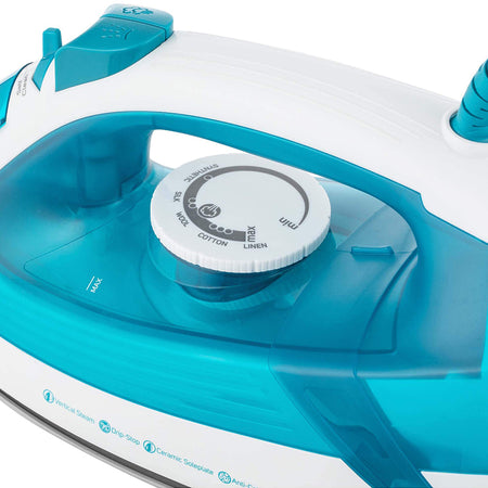 Fier de călcat cu abur Sencor S-SSI2800BL cu putere 2000 W și talpă ceramică