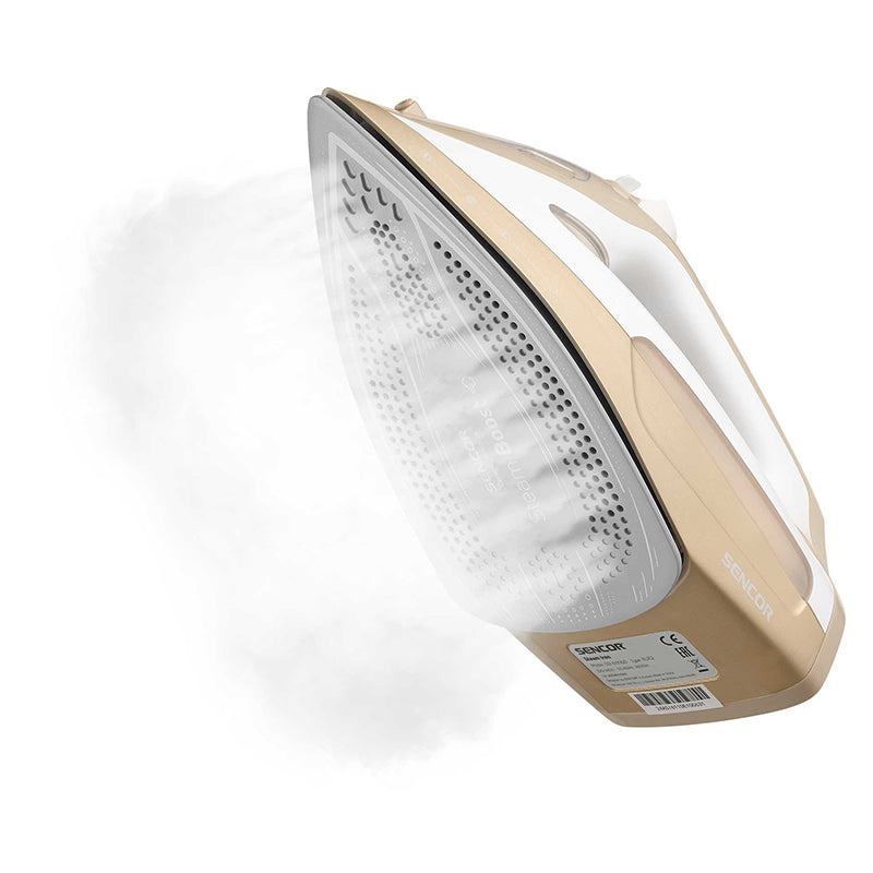Fier de călcat cu abur, talpă ceramică, autocurățare, 2600 W Sencor S-SSI6110GD
