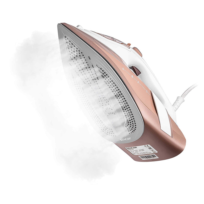 Fier de călcat 3200 W cu talpă ceramică și abur vertical Sencor S-SSI8300RS