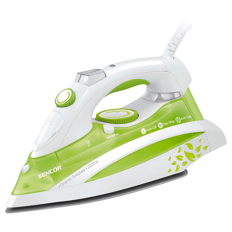 Fier de călcat cu abur 2200 W și talpă ceramică Sencor S-SSI8440GR