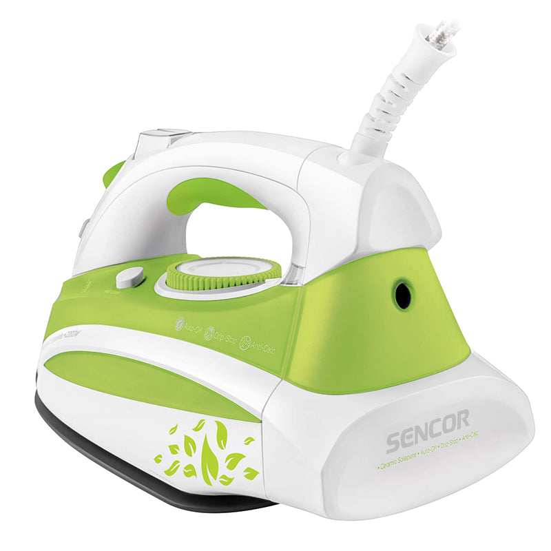 Fier de călcat cu abur 2200 W și talpă ceramică Sencor S-SSI8440GR