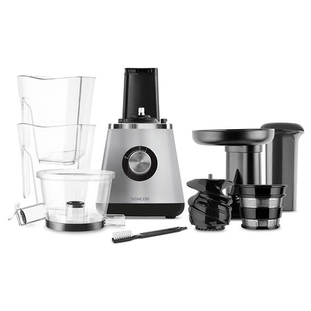 Storcător de fructe slow juicer, 400 W, microfiltru inox, Sencor S-SSJ4041BK