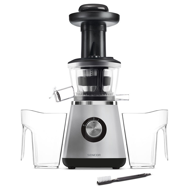 Storcător de fructe slow juicer, 400 W, microfiltru inox, Sencor S-SSJ4041BK