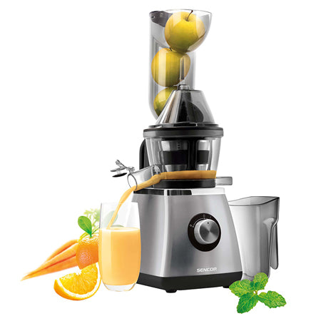 Storcător de fructe slow juicer, eficient, 400 W, Sencor S-SSJ4070SL