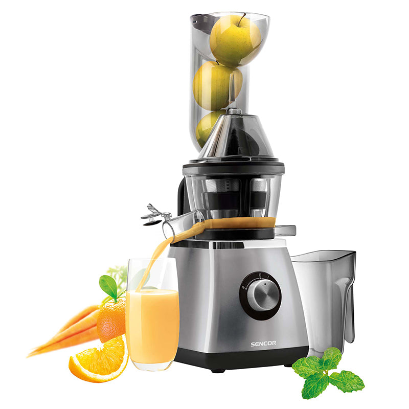 Storcător de fructe slow juicer, eficient, 400 W, Sencor S-SSJ4070SL