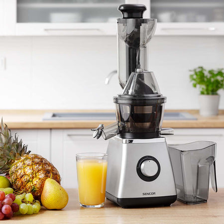 Storcător de fructe slow juicer, eficient, 400 W, Sencor S-SSJ4070SL