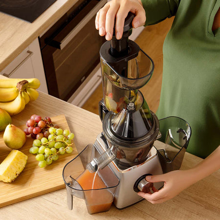 Storcător de fructe slow juicer, eficient, 400 W, Sencor S-SSJ4070SL
