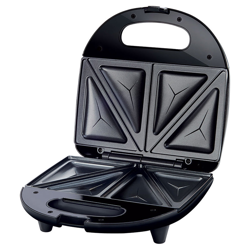 Sandwich maker 700 W, inox, pentru 4 sandwich-uri, ușor de curățat Sencor S-SSM4300SS