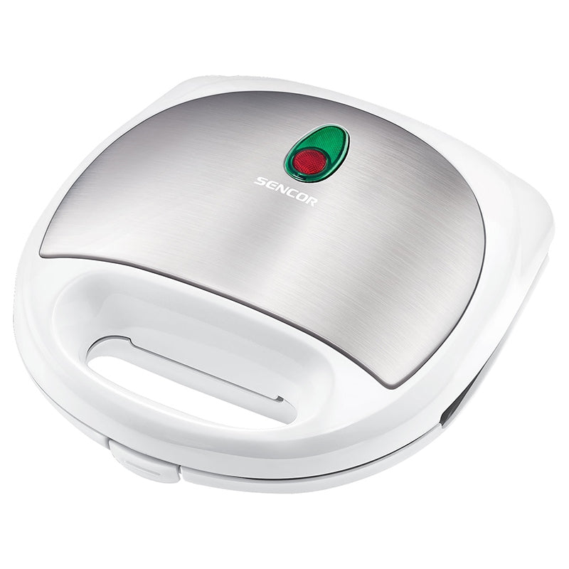 Sandwich maker 700 W cu 4 sandwichuri din inox Sencor S-SSM4310WH