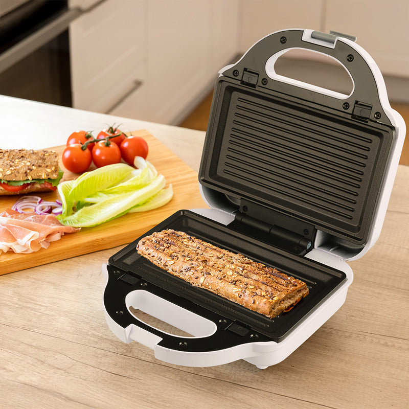 Sandwich maker 3 în 1 750 W cu plite detașabile Sencor S-SSM9310WH
