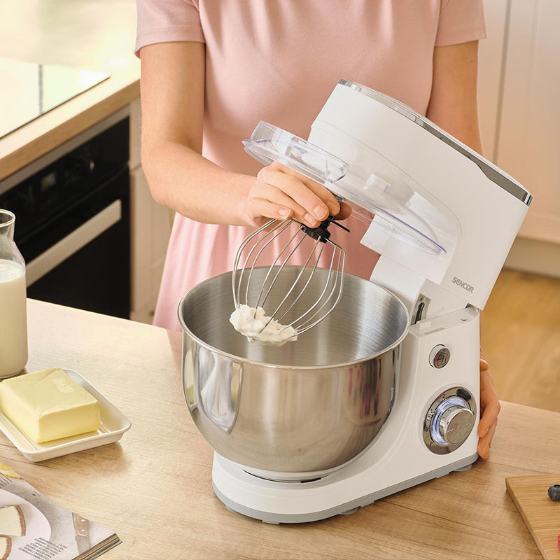 Robot de bucătărie 1300 W cu bol inox și 6 viteze Sencor