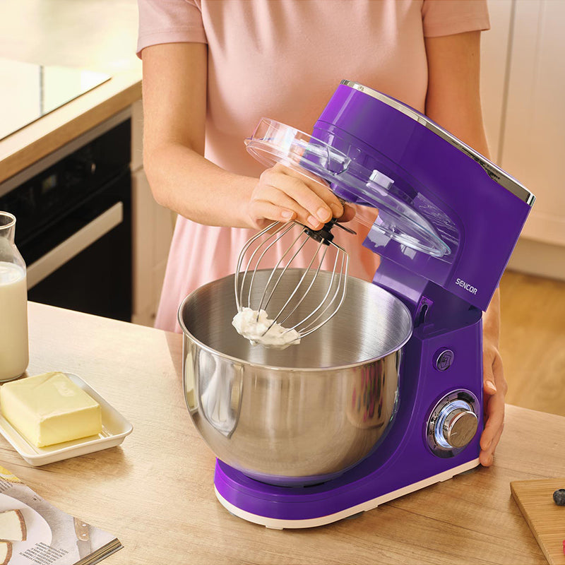 Robot de bucătărie 1300 W cu bol inox și 6 viteze Sencor