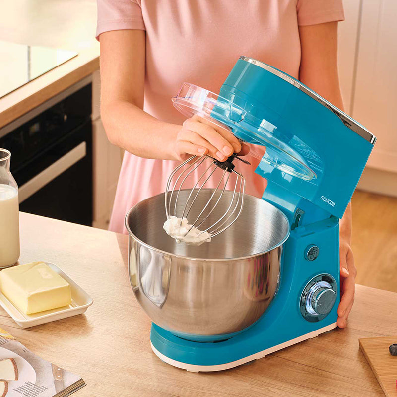 Robot de bucătărie 1300 W cu bol inox și 6 viteze Sencor