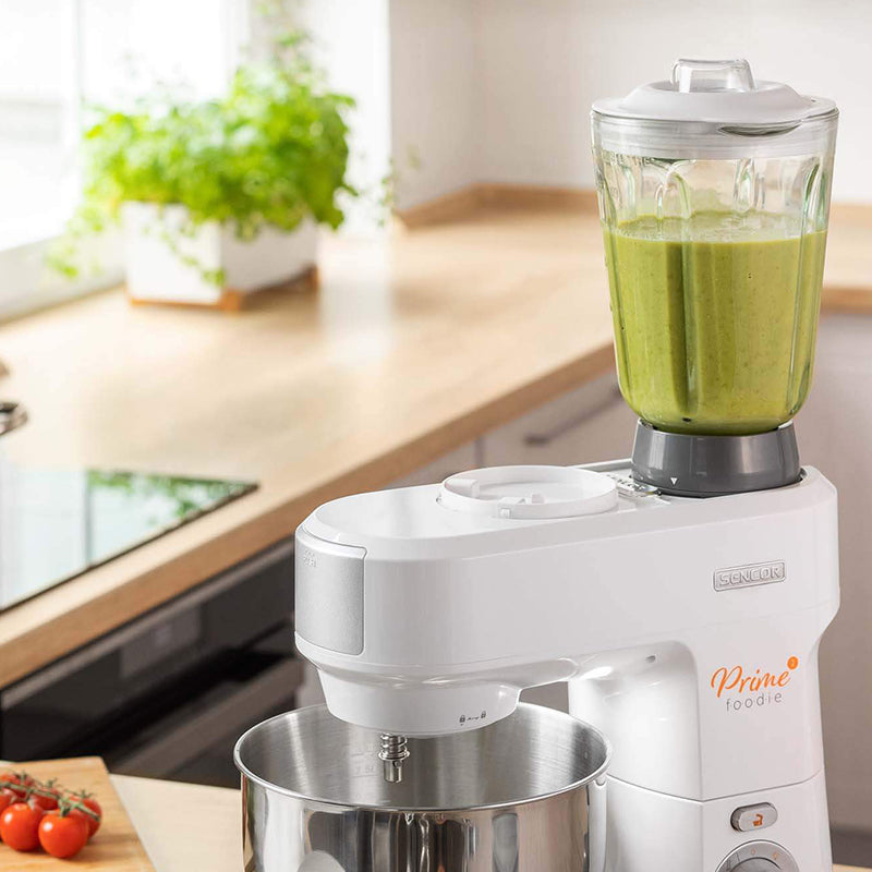 Robot de bucătărie multifuncțional cu bol din inox 1000 W Sencor