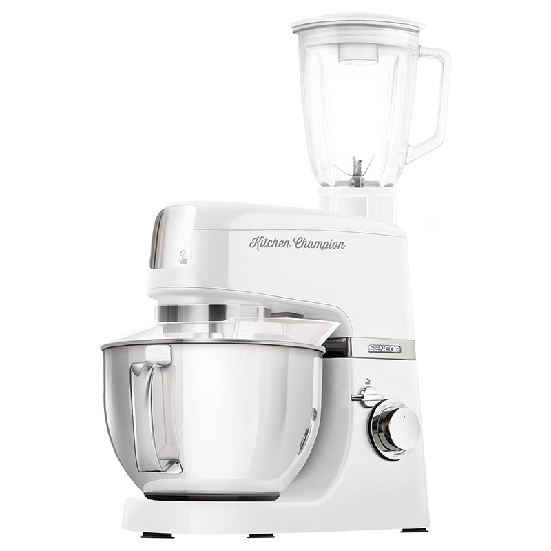 Robot de bucătărie multifuncțional cu bol inox de 4,5 l și 1000 W Sencor