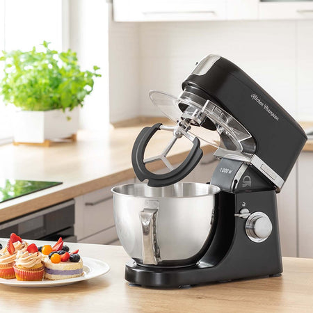 Robot de bucătărie multifuncțional cu bol inox de 4,5 l și 1000 W Sencor