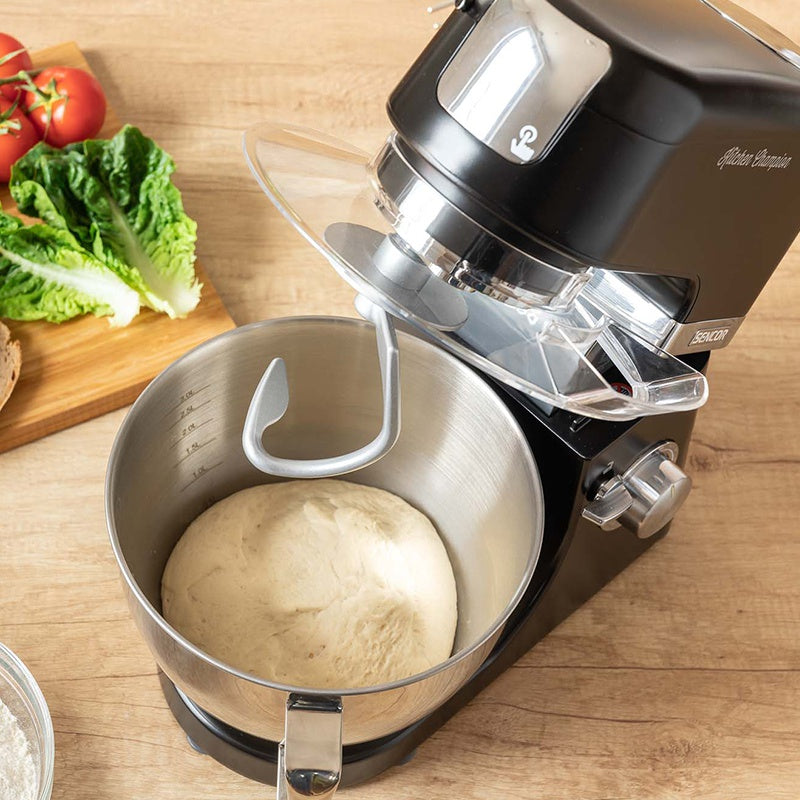 Robot de bucătărie multifuncțional cu bol inox de 4,5 l și 1000 W Sencor