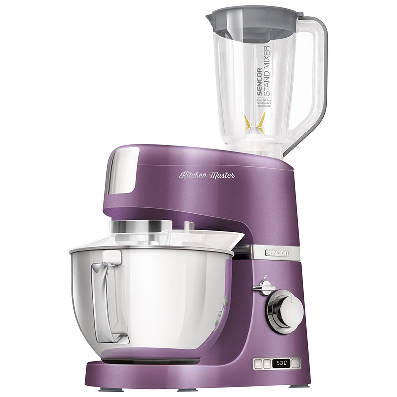 Robot bucătărie 1000 W mov, bol inox, blender Tritan Sencor S-STM7873VT