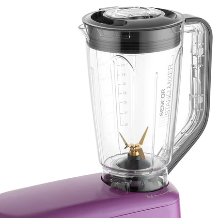 Robot bucătărie 1000 W mov, bol inox, blender Tritan Sencor S-STM7873VT