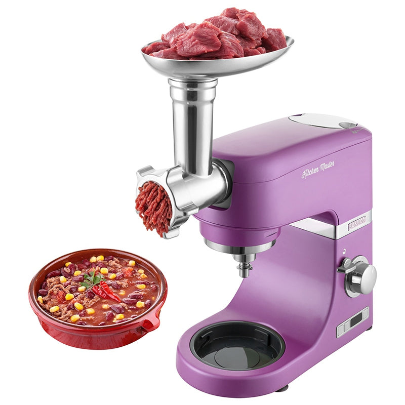 Robot bucătărie 1000 W mov, bol inox, blender Tritan Sencor S-STM7873VT