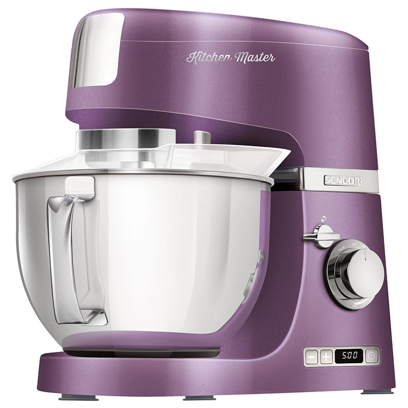 Robot bucătărie 1000 W mov, bol inox, blender Tritan Sencor S-STM7873VT