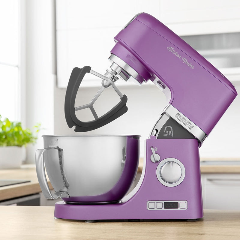 Robot bucătărie 1000 W mov, bol inox, blender Tritan Sencor S-STM7873VT