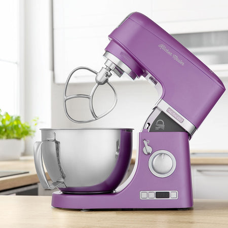 Robot bucătărie 1000 W mov, bol inox, blender Tritan Sencor S-STM7873VT