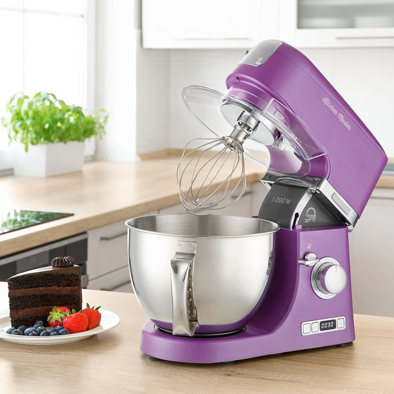 Robot bucătărie 1000 W mov, bol inox, blender Tritan Sencor S-STM7873VT