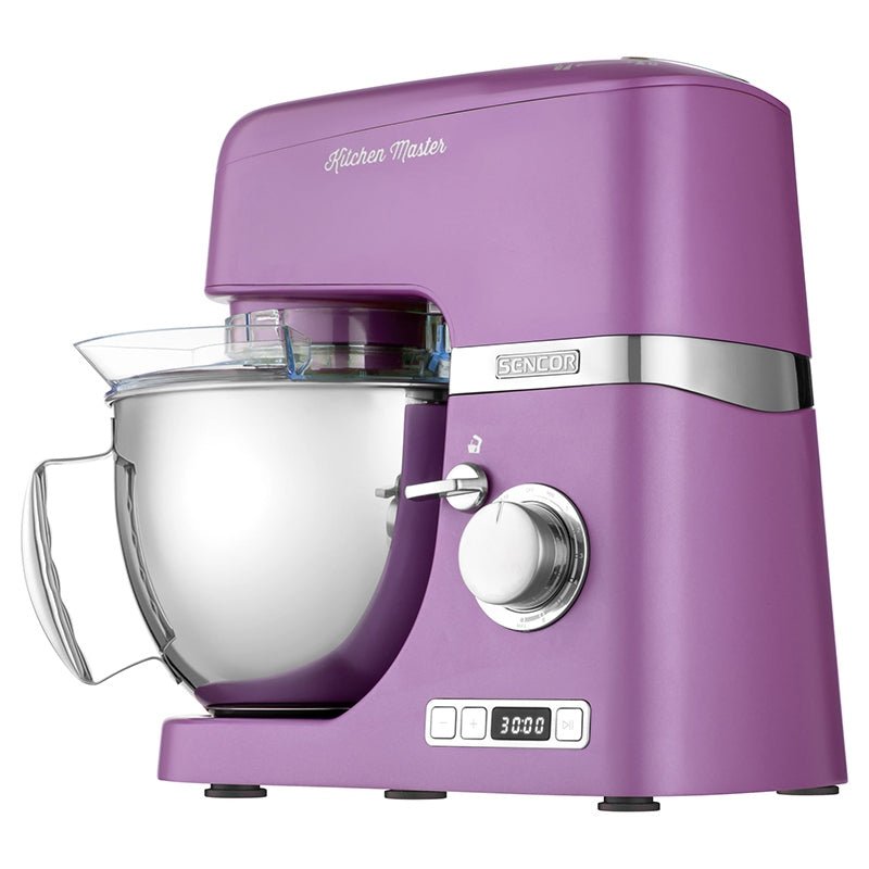 Robot bucătărie 1000 W mov, bol inox, blender Tritan Sencor S-STM7873VT