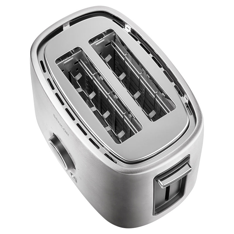 Toaster inox 1000 W cu 2 fante și accesorii Sencor S-STS5050SS