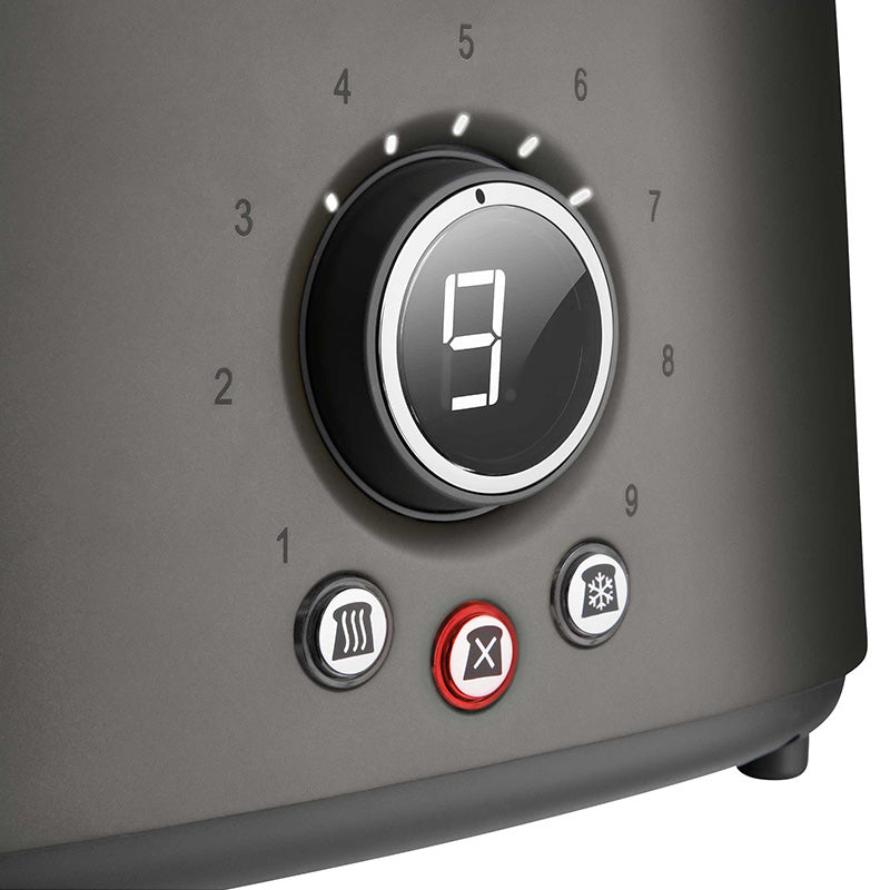 Toaster 1000 W cu 2 sloturi, negru, timer, design metalic Sencor S-STS6058BK