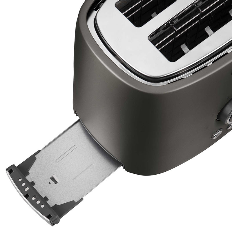 Toaster 1000 W cu 2 sloturi, negru, timer, design metalic Sencor S-STS6058BK