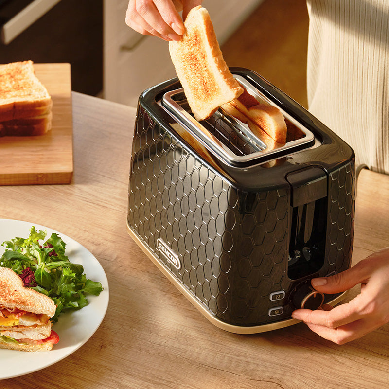 Prăjitor de pâine cu 2 felii și putere 930 W Sencor S-STS7201BK