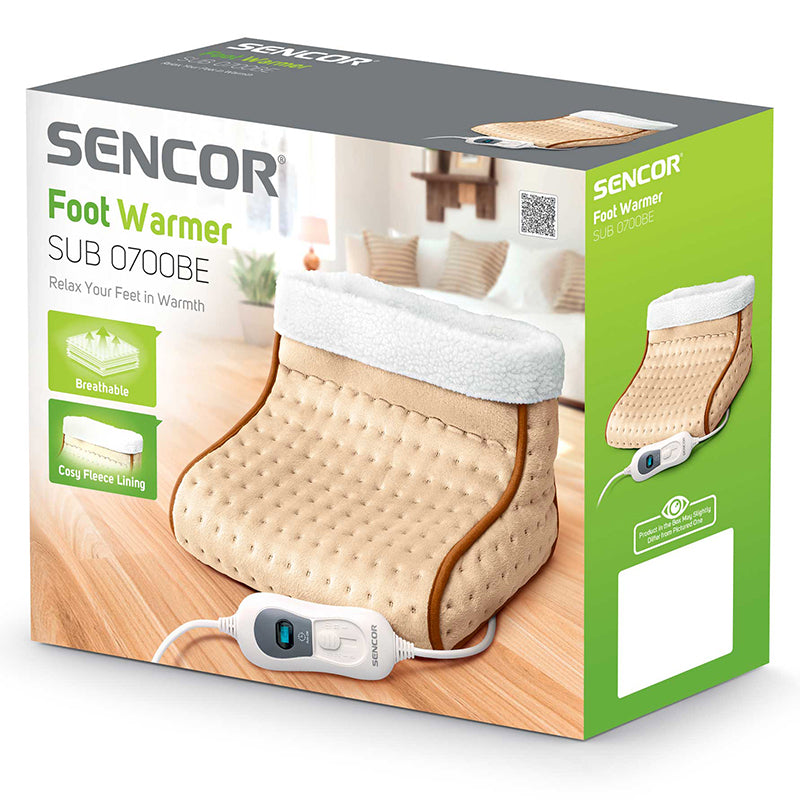 Încălzitor picioare 100 W, 3 setări temperatură, oprire automată, Sencor S-SUB0700BE