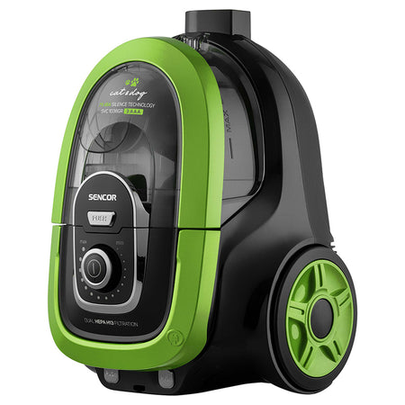 Aspirator fără sac 750 W HEPA H13, tehnologie Cyclone, Sencor S-SVC1038GR