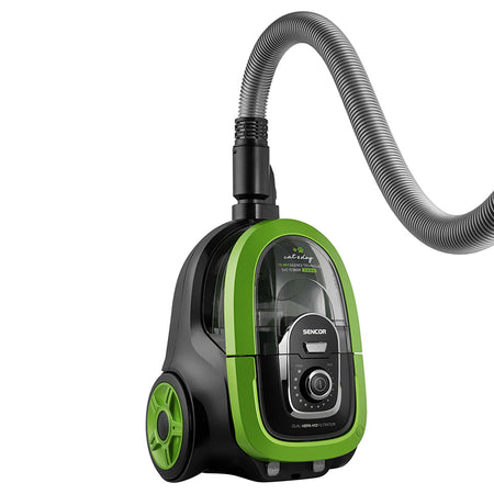 Aspirator fără sac 750 W HEPA H13, tehnologie Cyclone, Sencor S-SVC1038GR