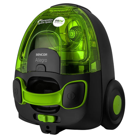 Aspirator fără sac 890 W cu filtru HEPA, sistem Cyclone, Sencor S-SVC510GR-EU