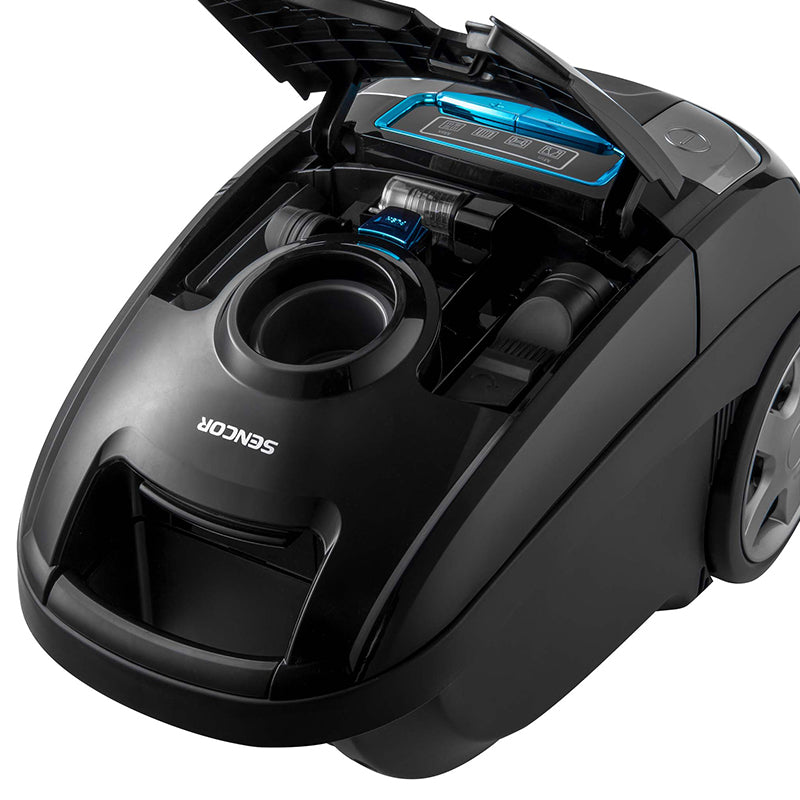 Aspirator cu sac silențios HEPA H13, 3,5 l, negru Sencor S-SVC7500BK