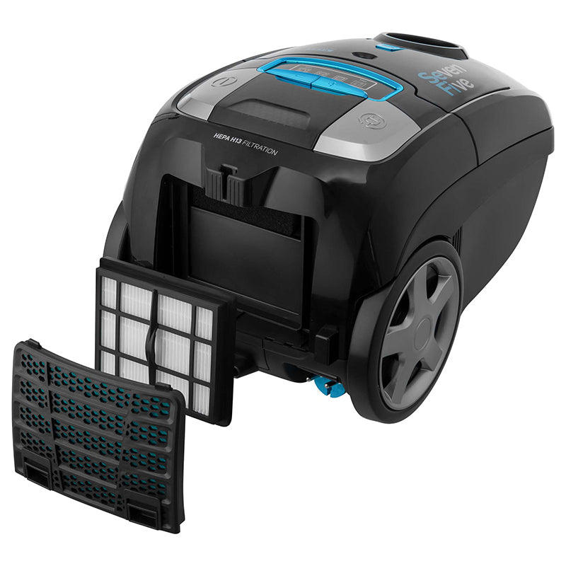 Aspirator cu sac silențios HEPA H13, 3,5 l, negru Sencor S-SVC7500BK