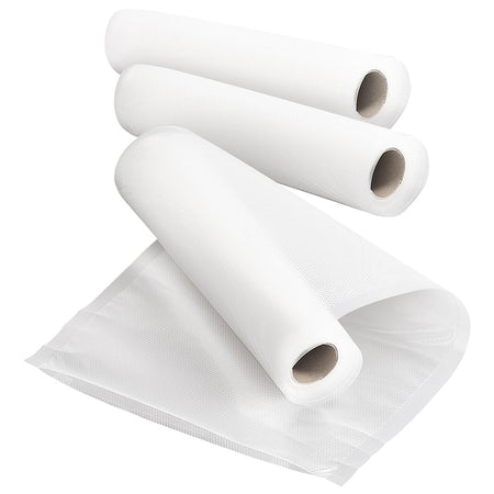 Pungi ambalare în vid 20×200 cm, 3 role pentru alimente, Sencor S-SVX300CL