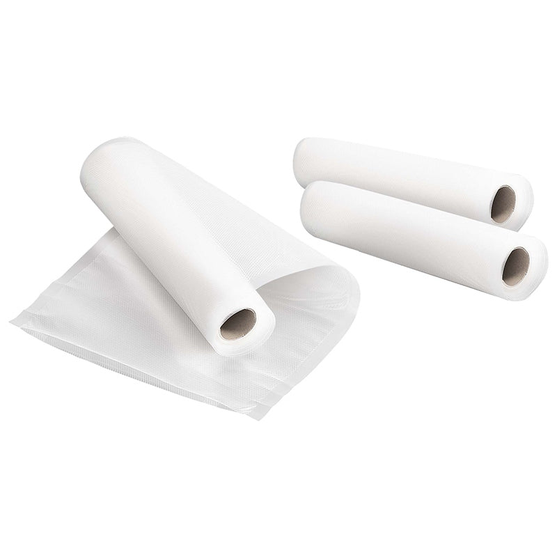 Pungi ambalare în vid 20×200 cm, 3 role pentru alimente, Sencor S-SVX300CL