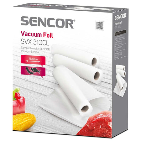 Pungi ambalare în vid rolă 150 mm, compatibile universal Sencor S-SVX310CL