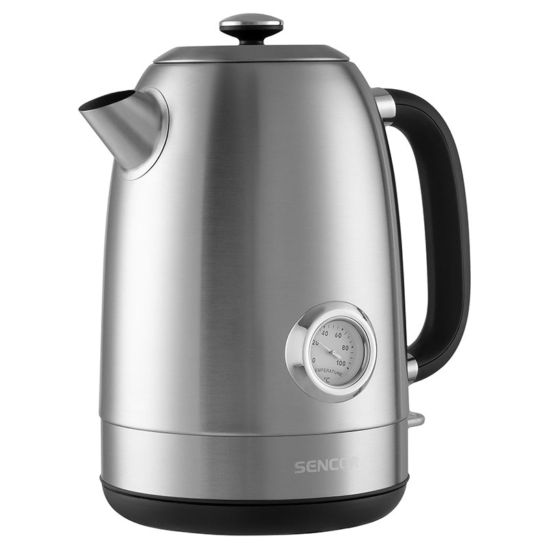 Fierbător electric de 1,7 L și 2200 W cu termometru Sencor S-SWK1799SS