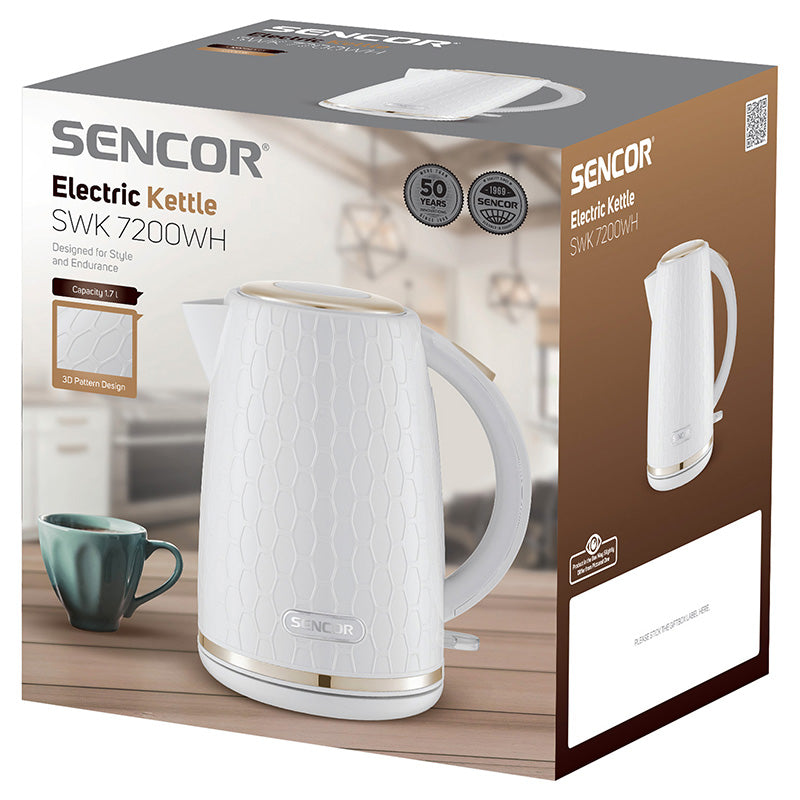 Fierbător electric cu capacitate 1,7 l și putere 2200 W Sencor