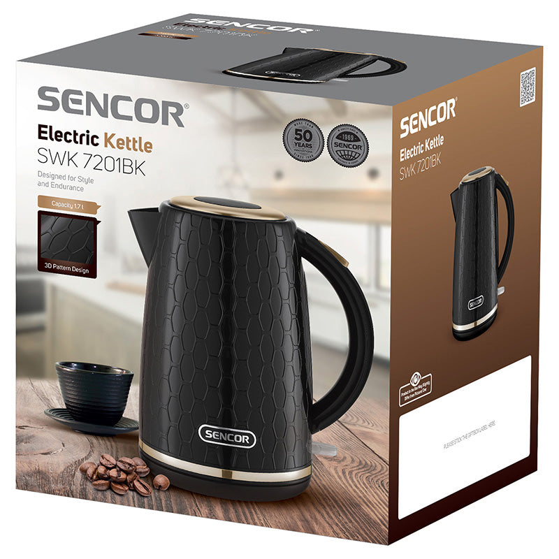 Fierbător electric cu capacitate 1,7 l și putere 2200 W Sencor