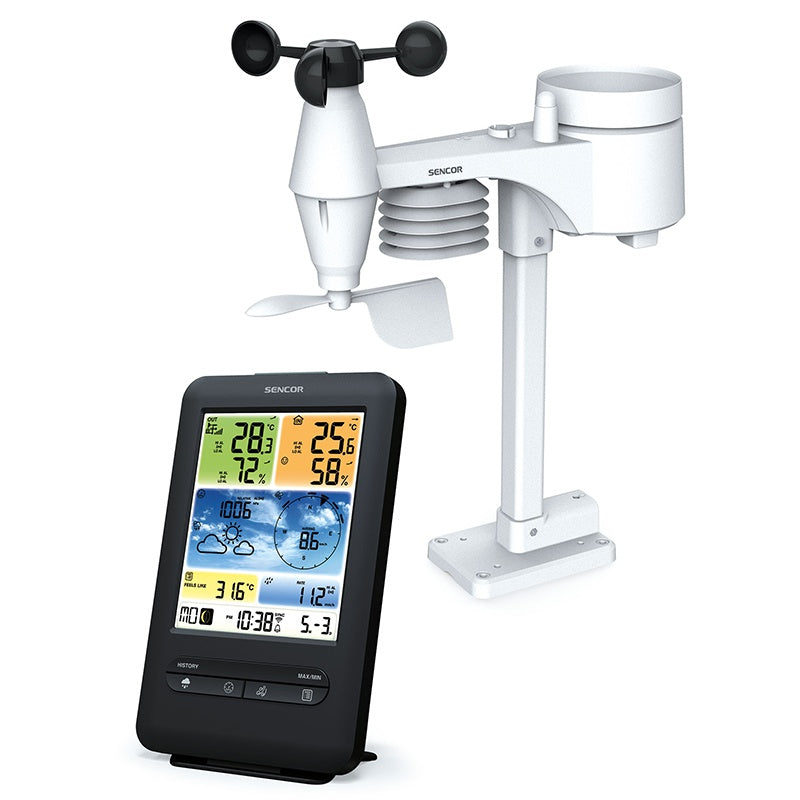 Stație meteo profesională WiFi Sencor S-SWS9898WIFI