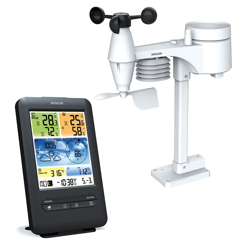 Stație meteo profesională WiFi Sencor S-SWS9898WIFI