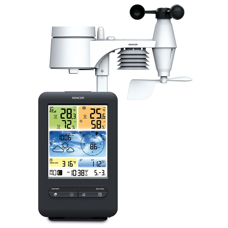 Stație meteo profesională WiFi Sencor S-SWS9898WIFI